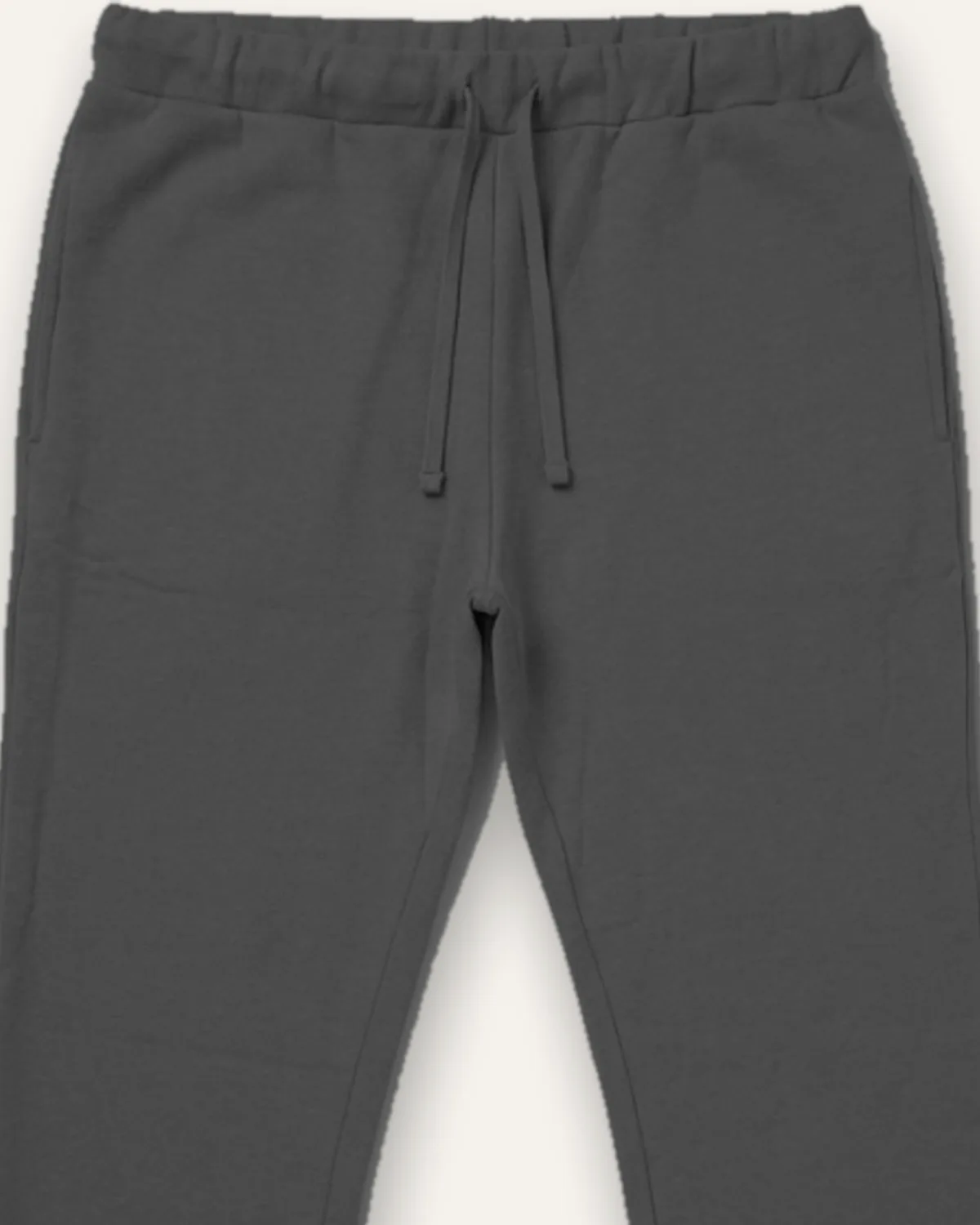 Daily Fleece Jogger in Charcoal, laid flat, detail