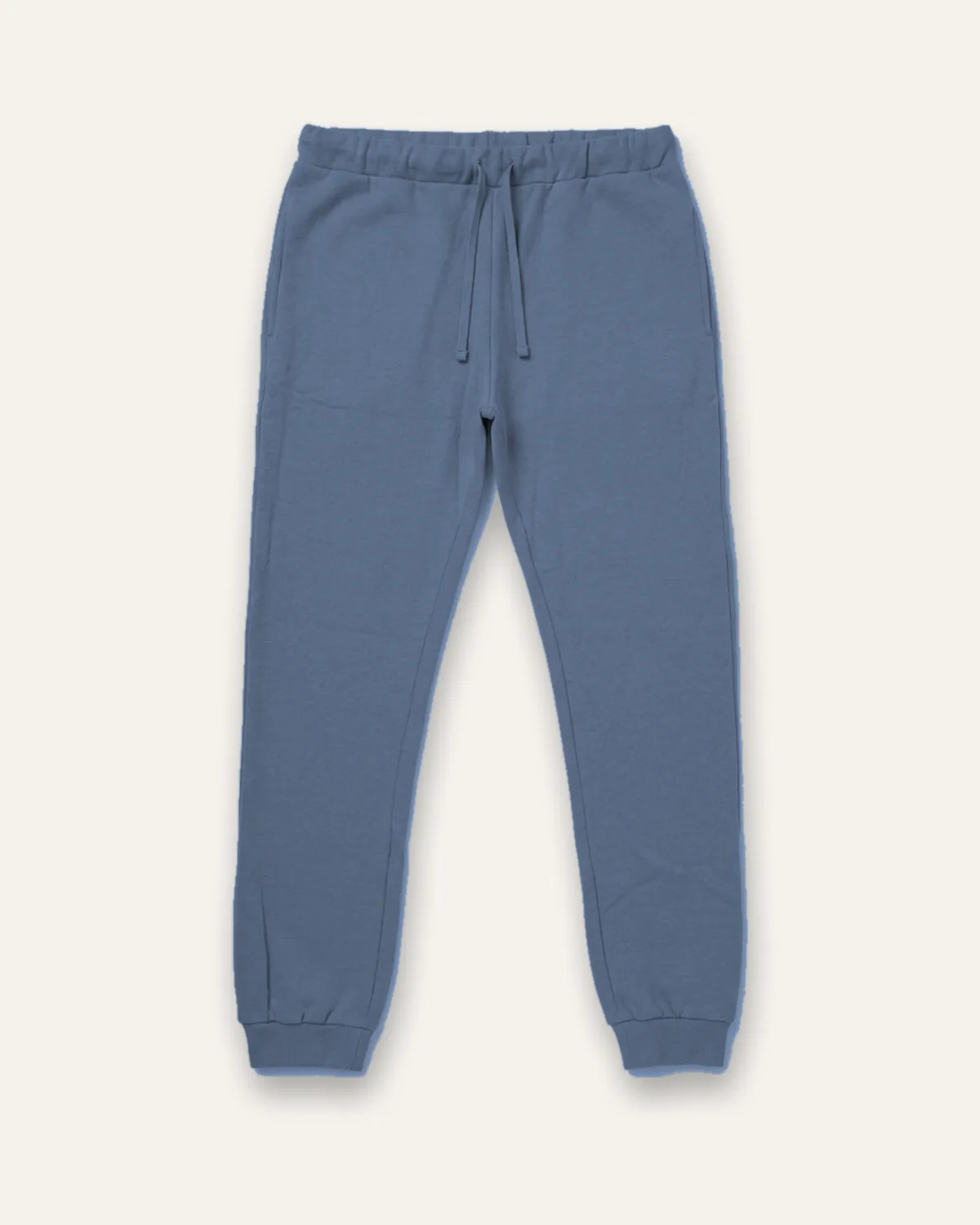 Daily Fleece Jogger in Slate Blue, laid flat