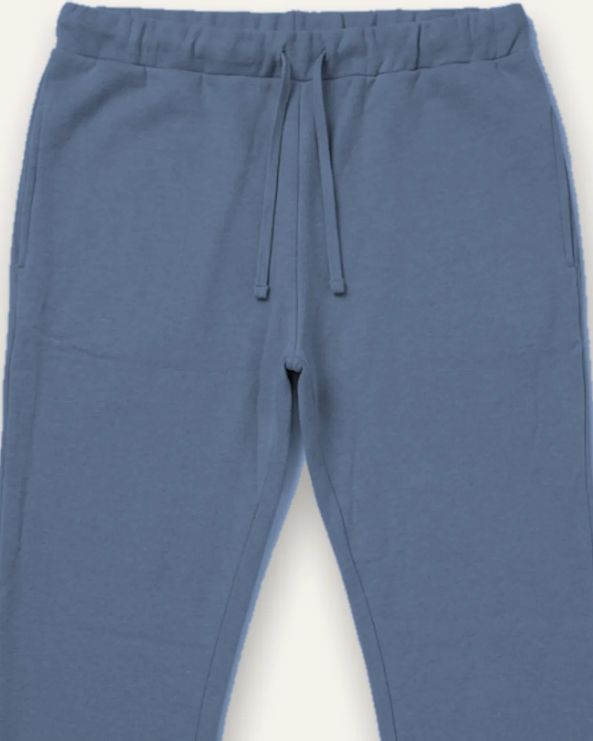 Daily Fleece Jogger in Slate Blue, laid flat, detail