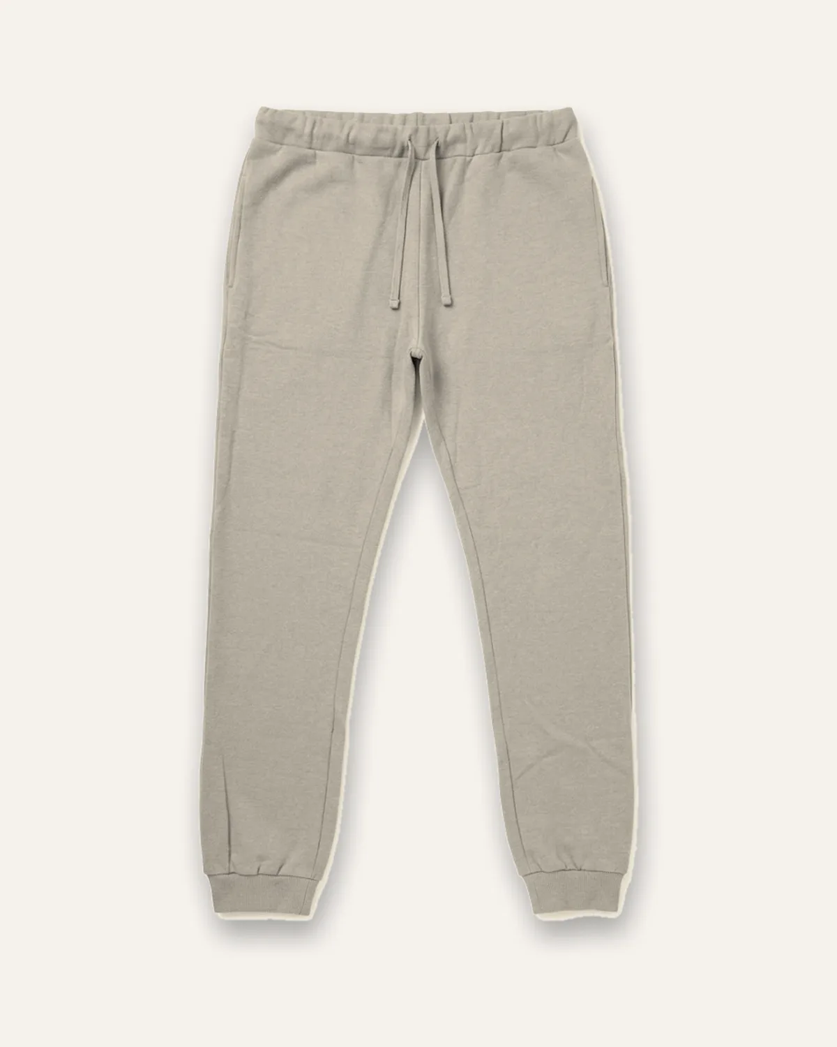 Daily Fleece Jogger in Stone, laid flat