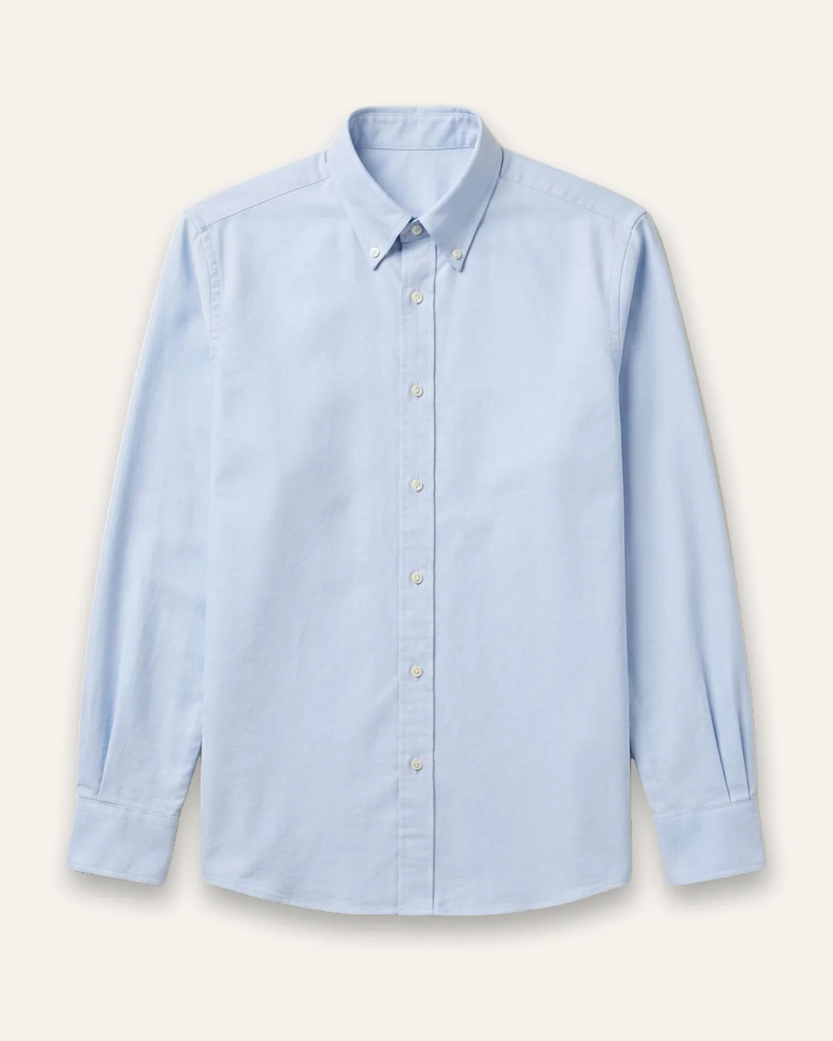 Oxford Button-Down in Light Blue, laid flat