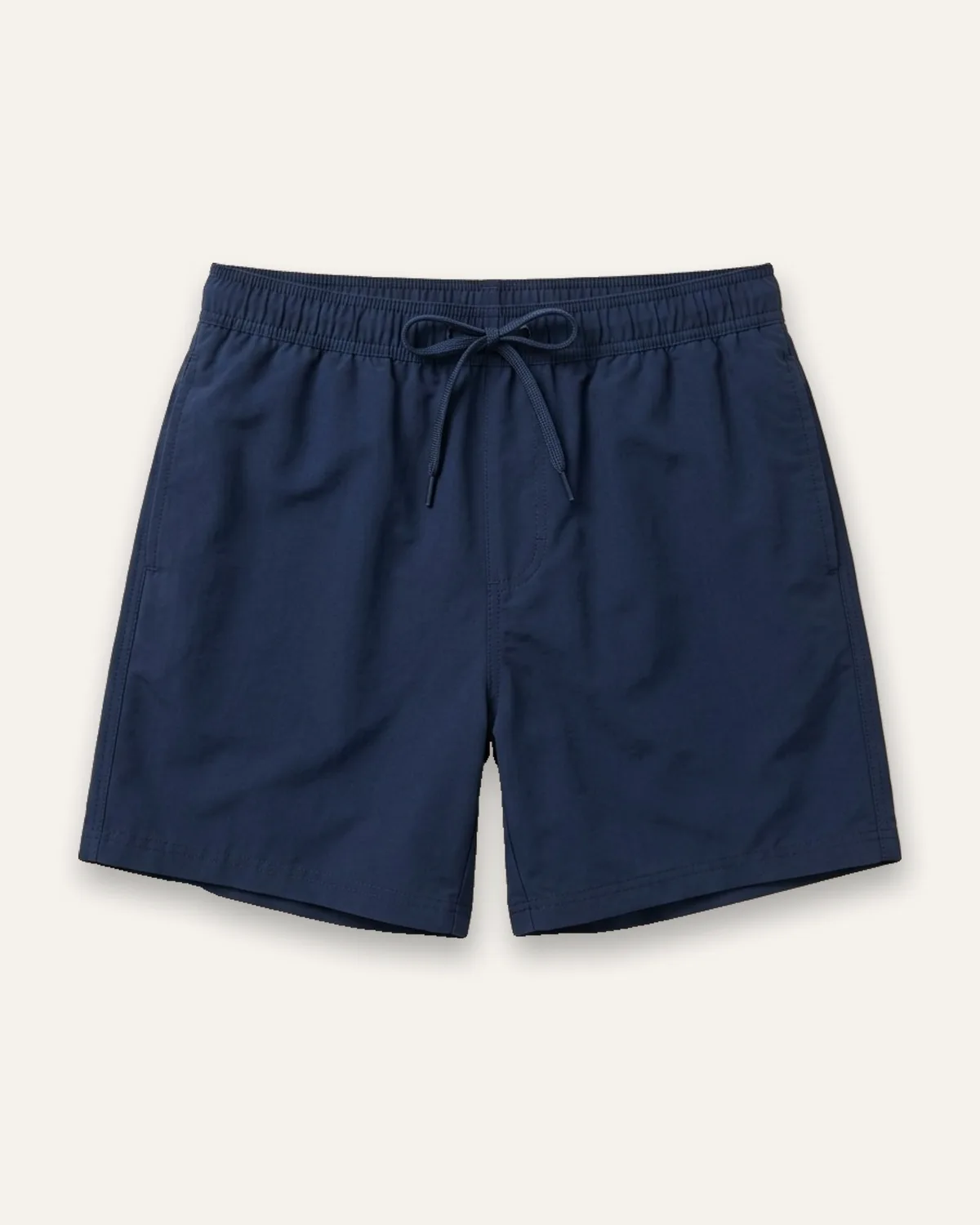 Swim Trunk in Navy, laid flat